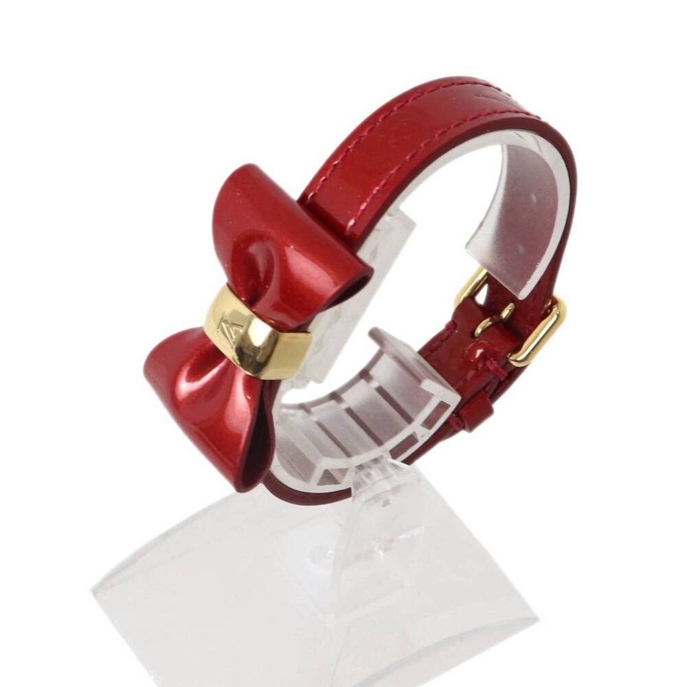 LOUIS VUITTON Louis Vuitton Bracelet Favorite Ribbon Vernis Pomme d'Amour M66...
